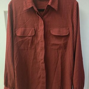 Men's Red Striped Shirt